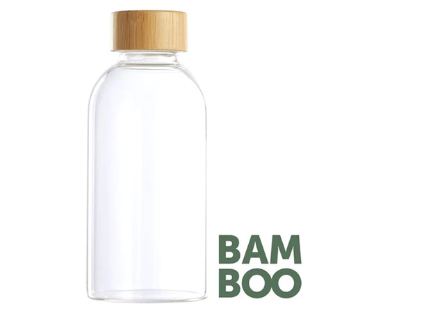 InShape - Drikkeflaske med bambus lokk 0,5 liter