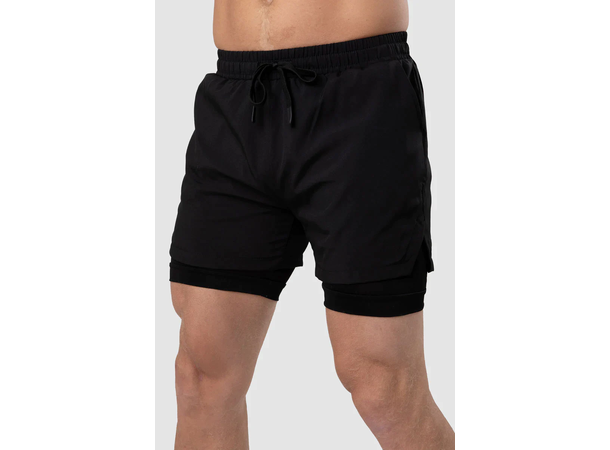 M Fitness - Omar Black Shorts