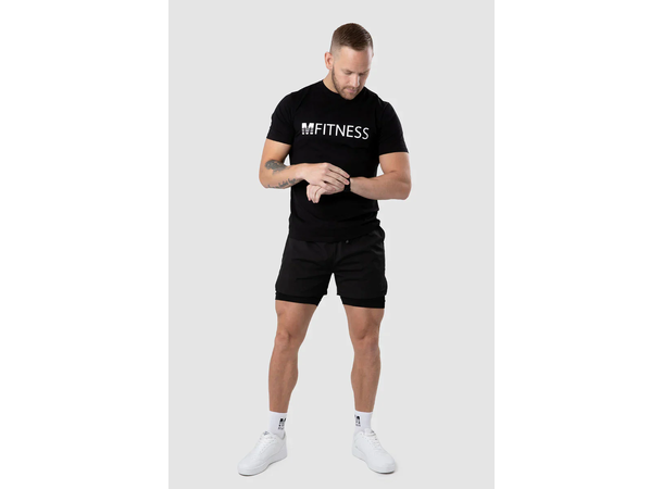 M Fitness - Omar Black Shorts