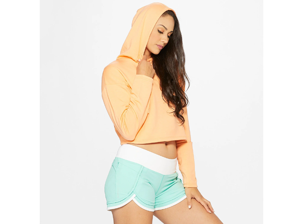 HYLETE Eclipse Cropped Hoodie (Cantaloupe)