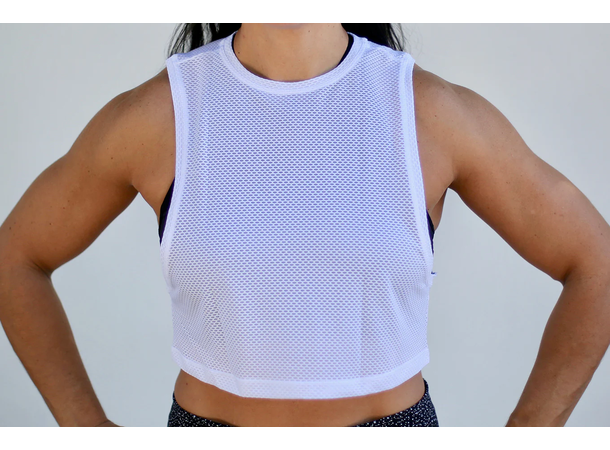 Chestee - Muscle Tank (Sheer White)