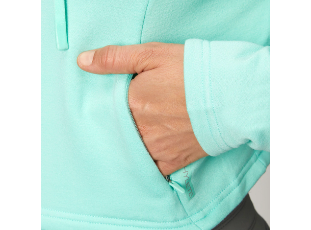HYLETE Eclipse Cropped Hoodie (Neo Mint)