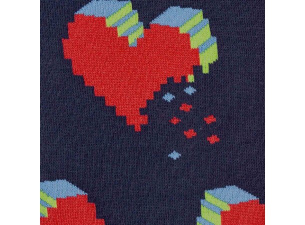 Knee High Funky - Pixelated Hearts