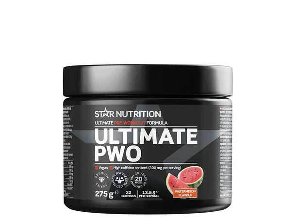 Star Nutrition - Ultimate PWO, 275 g Citrus Elderflavour