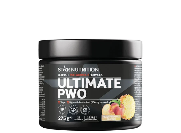 Star Nutrition - Ultimate PWO, 275 g Citrus Elderflavour
