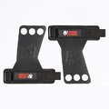 3-Hole Carbon Lifting Grips, Black Small