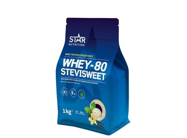 Star Nutrition - Whey-80 SteviSweet 1 kg - Chocolate