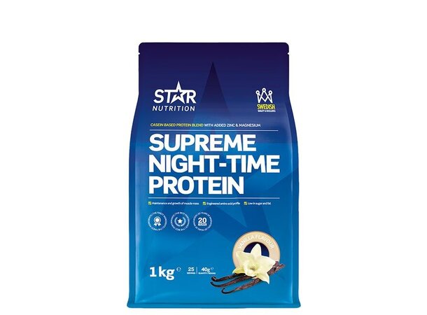 Star Nutrition - Supreme Night Time Protein - Vanilla