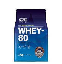Star Nutrition - Whey-80 Myseprotein 1kg Double Rich Chocolate
