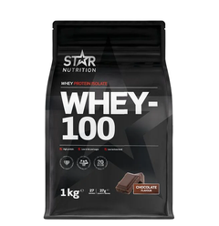 Star Nutrition - Whey-100 Myseprotein 1 kg - Chocolate