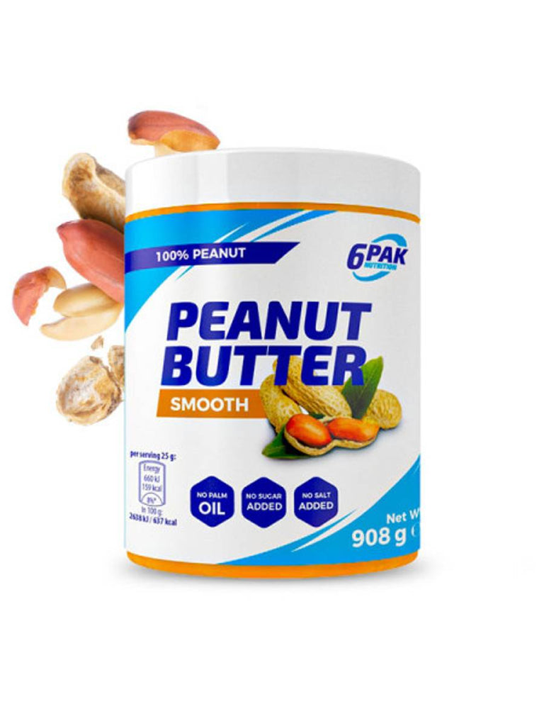 6PAK Nutrition - Peanut Butter, 908g, Smooth - Flexfit