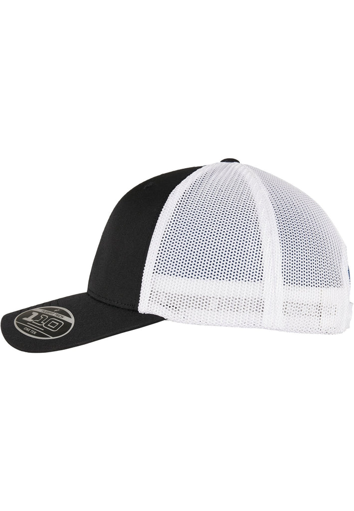 Flexfit Caps 110RT BLACK/WHITE ONE SIZE - Flexfit