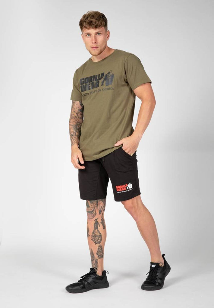 Gorilla Wear Classic T - shirt - Army Green - Flexfit