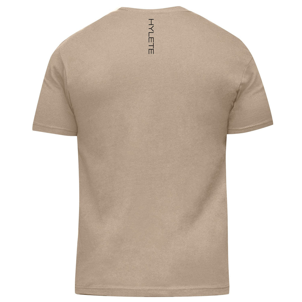 HYLETE Forged tri - blend crew (Deset Sand/Black) - Flexfit