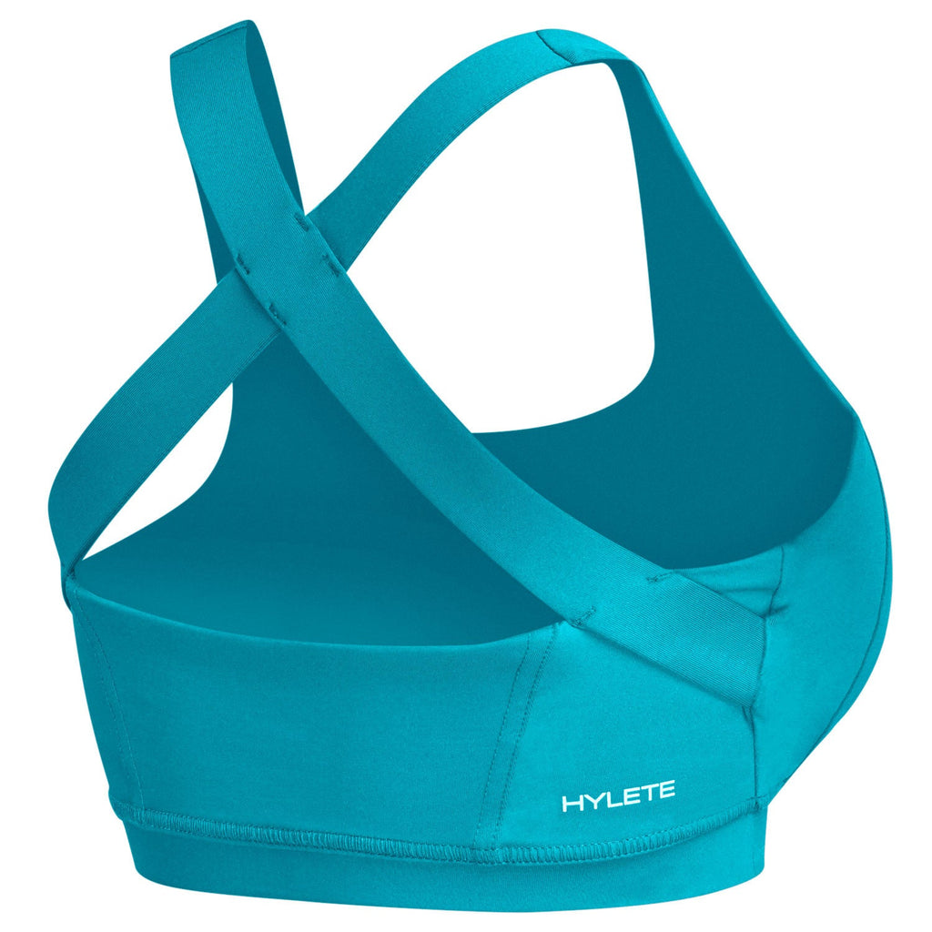 HYLETE Womens Altium Sports Bra (Lagoon/Lagoon) - Flexfit