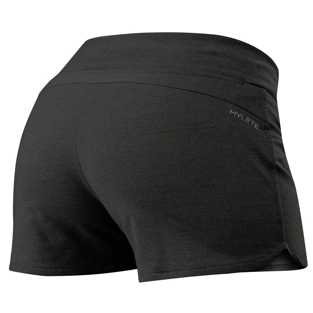 HYLETE Womens Nova Short (Black/Black) - Flexfit