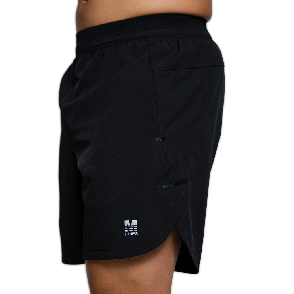 M Fitness - Hilmar Black Shorts/swimming Trunks - Flexfit