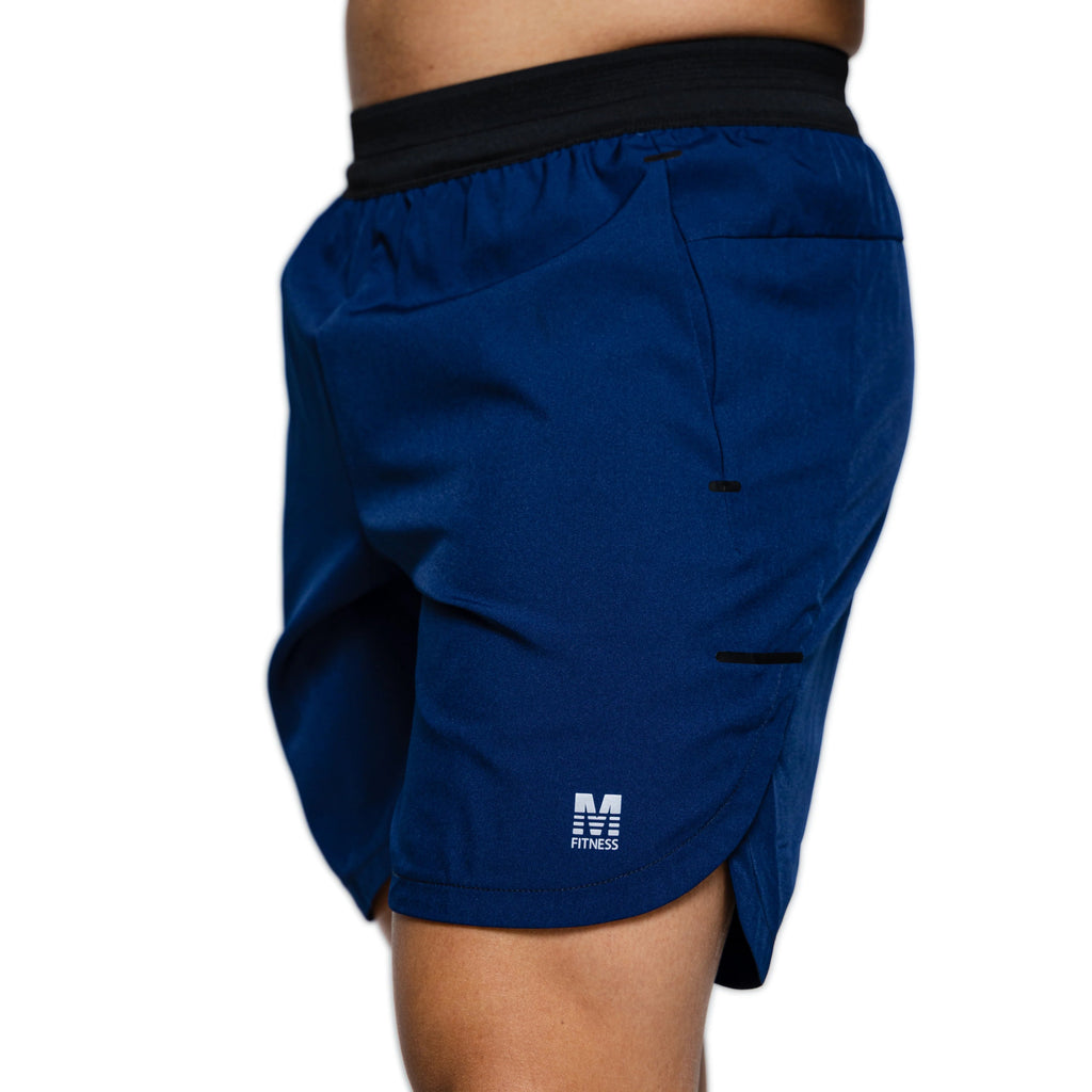 M Fitness - Hilmar Navy Shorts/swimming Trunks - Flexfit