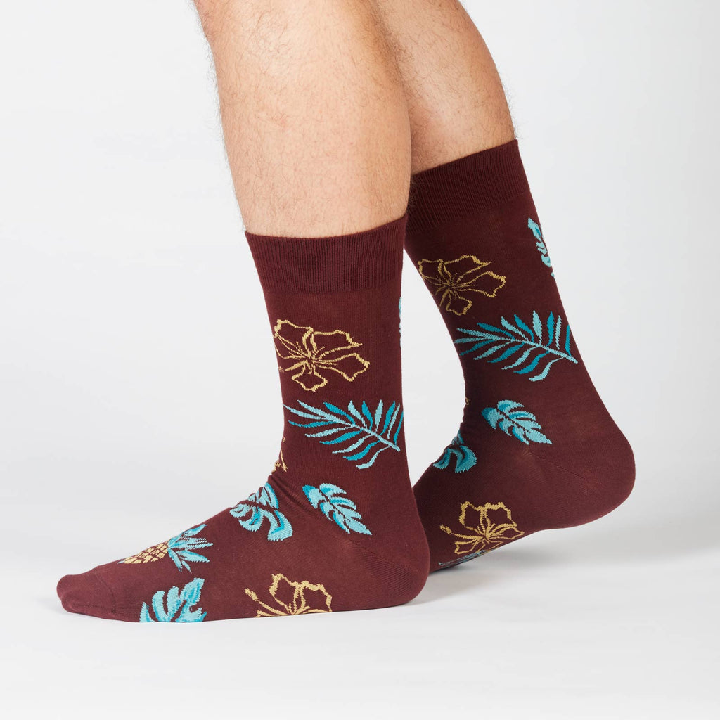 Mens Crew - Hawaiian Sock Day - Flexfit