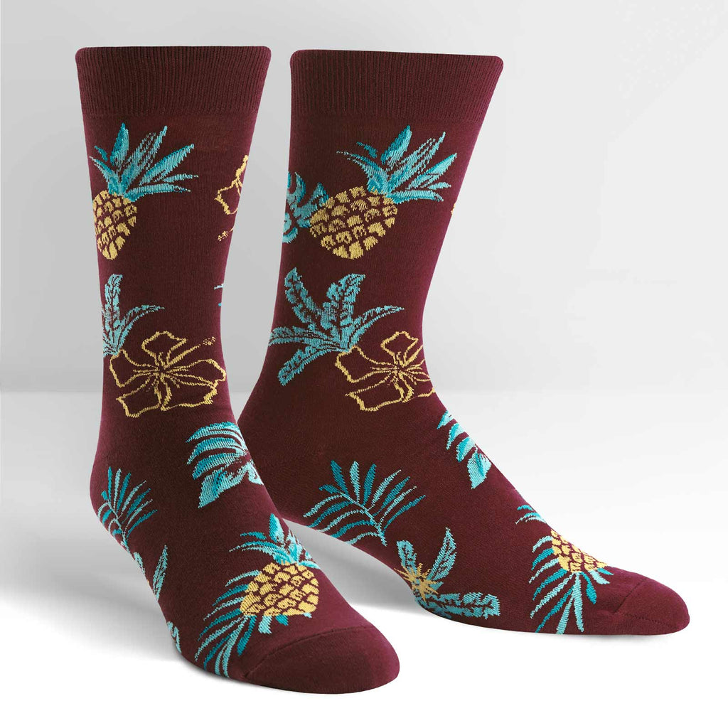 Mens Crew - Hawaiian Sock Day - Flexfit