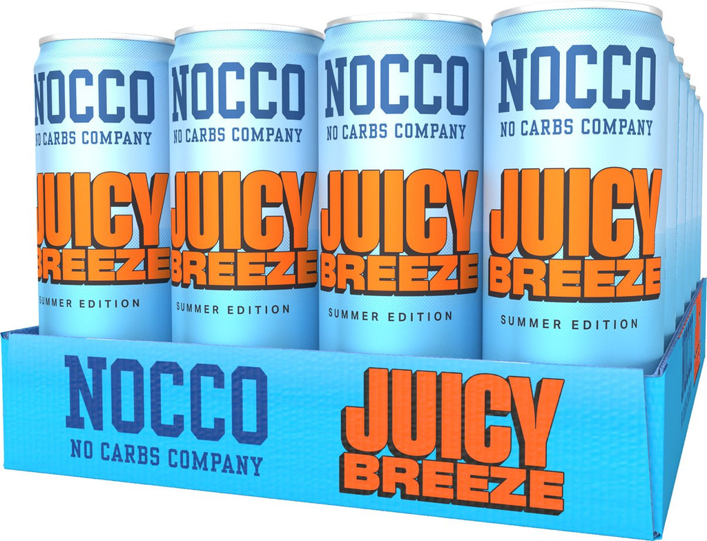 NOCCO BCAA, 330ml x 24stk, Juicy Breeze - Flexfit