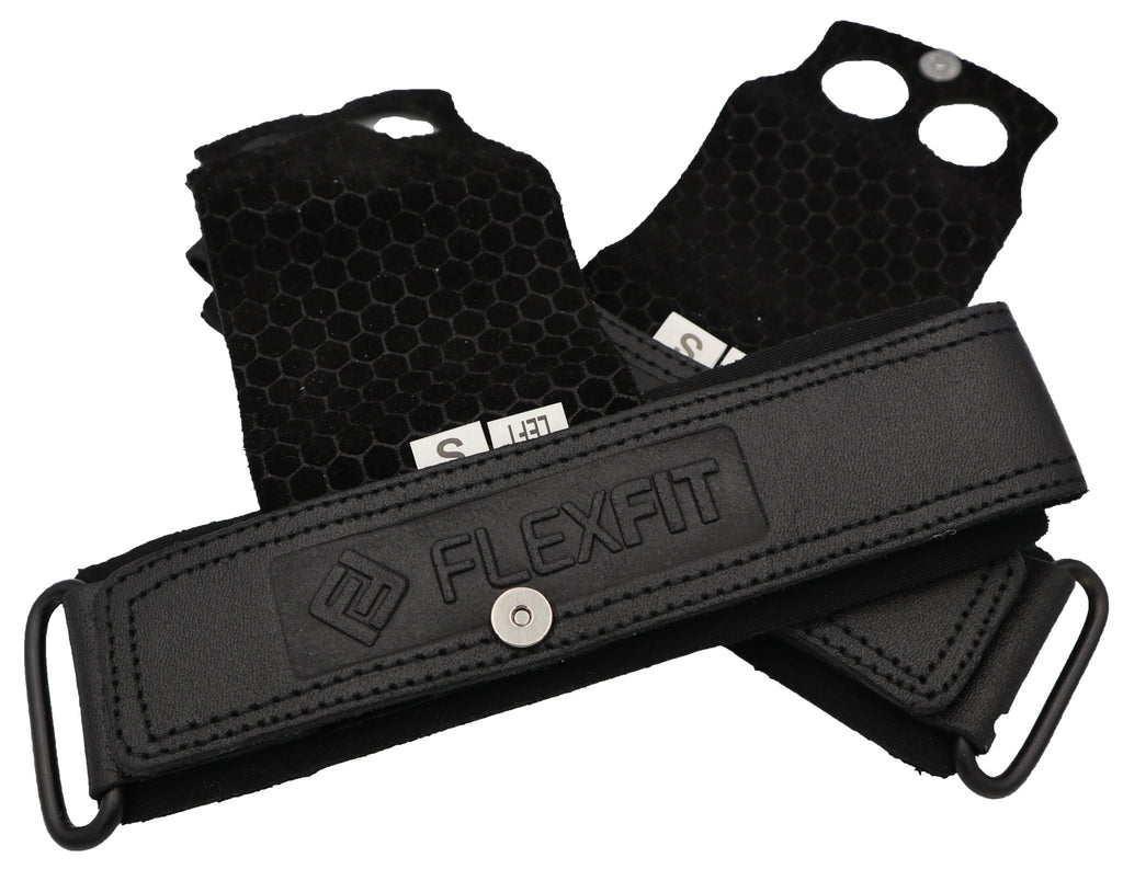 Perfekt Starterkit Crossfit! Flexfit Competition Jet black + Trec Nutrition Kalk Blokk + Flexgrips Elite - Flexfit