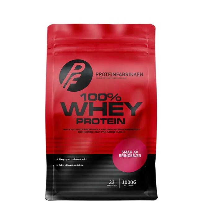 Proteinfabrikken 100% Whey Protein, 1kg - Flexfit