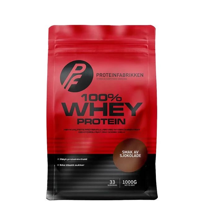 Proteinfabrikken 100% Whey Protein, 1kg - Flexfit