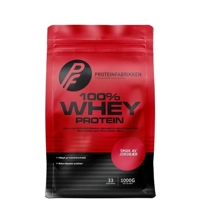 Proteinfabrikken 100% Whey Protein, 1kg - Flexfit