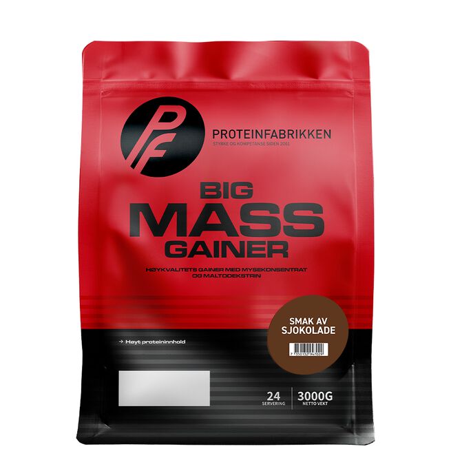 Proteinfabrikken Big Mass Gainer, 3kg - Flexfit
