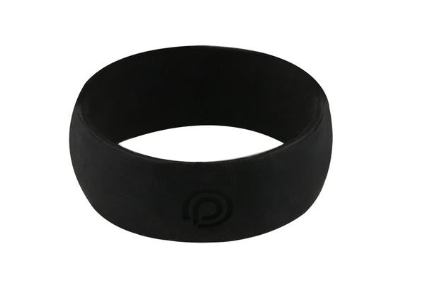 Pyrkiä - Black Wide Silicone Ring (8mm) - Flexfit