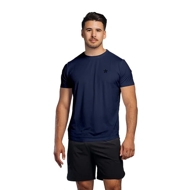 Star Mesh T - shirt Navy - Flexfit