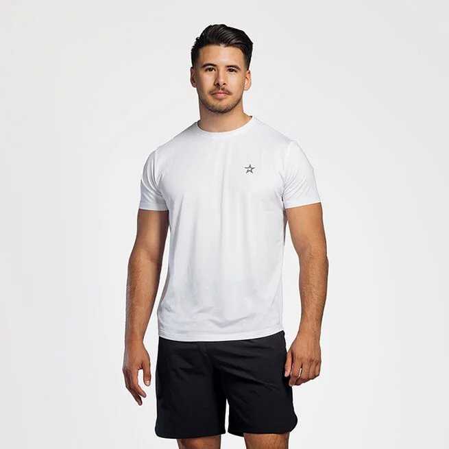 Star Mesh T - shirt White - Flexfit