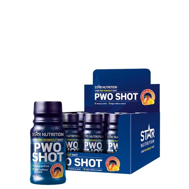 Star Nutrition - 12 X PWO Shot, 60 ml - Flexfit