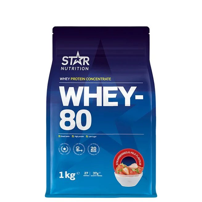 Star Nutrition - Whey - 80 Myseprotein 1kg - Flexfit