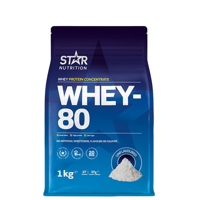 Star Nutrition - Whey - 80 Myseprotein 1kg - Flexfit