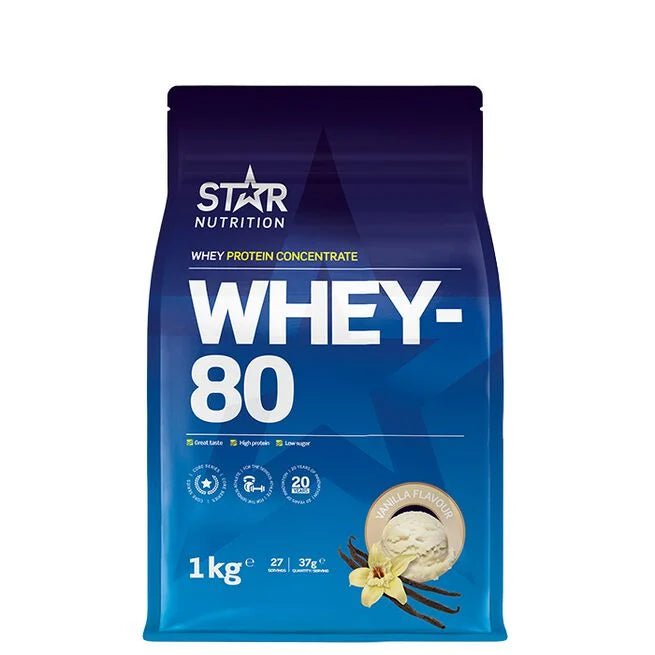 Star Nutrition - Whey - 80 Myseprotein 1kg - Flexfit