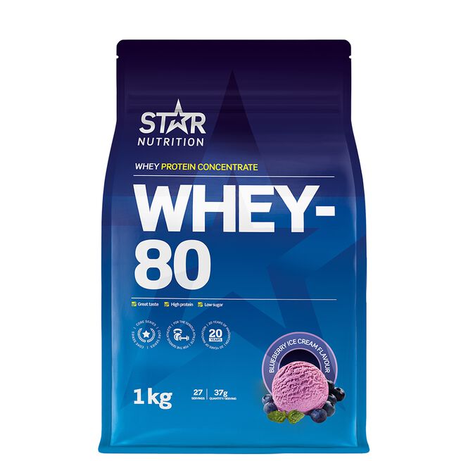 Star Nutrition - Whey - 80 Myseprotein 1kg - Flexfit