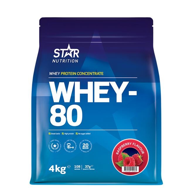 Star Nutrition - Whey - 80 Myseprotein, 4000g - Flexfit