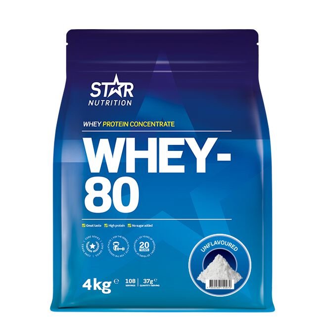 Star Nutrition - Whey - 80 Myseprotein, 4000g - Flexfit