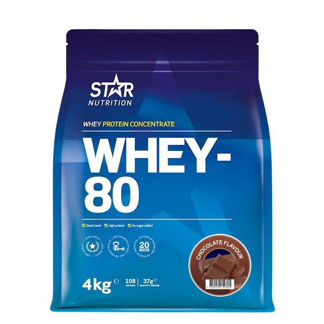 Star Nutrition - Whey - 80 Myseprotein, 4000g - Flexfit