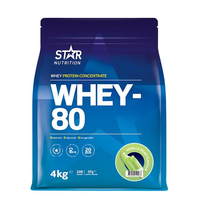 Star Nutrition - Whey - 80 Myseprotein, 4000g - Flexfit