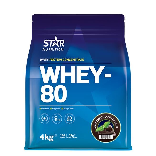 Star Nutrition - Whey - 80 Myseprotein, 4000g - Flexfit