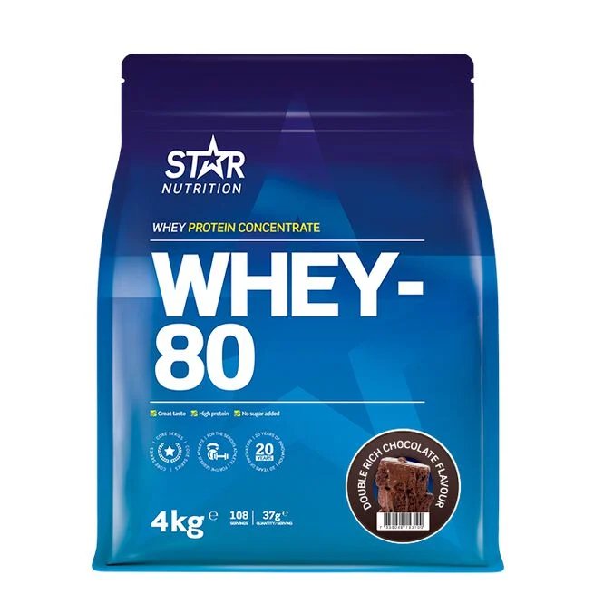 Star Nutrition - Whey - 80 Myseprotein, 4000g - Flexfit