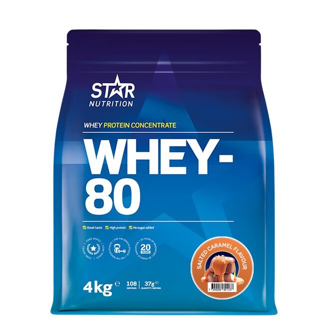 Star Nutrition - Whey - 80 Myseprotein, 4000g - Flexfit