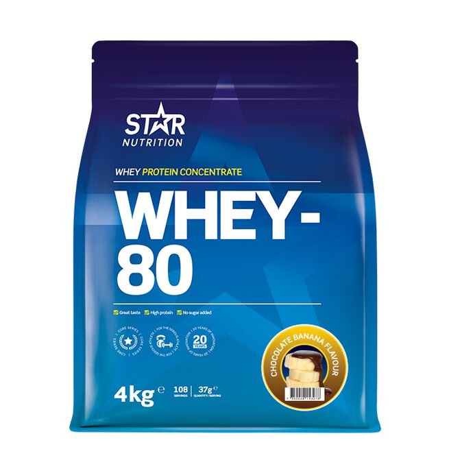 Star Nutrition - Whey - 80 Myseprotein, 4000g - Flexfit