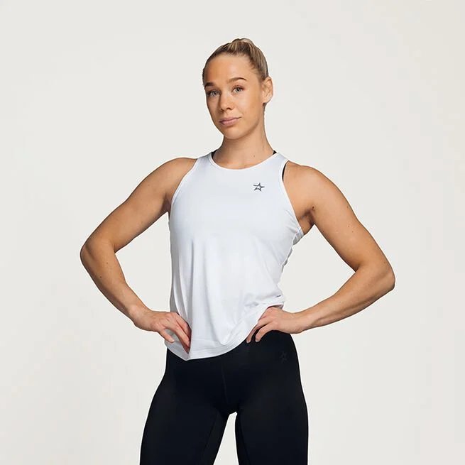 Star Tank Top White - Flexfit