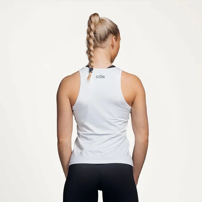 Star Tank Top White - Flexfit