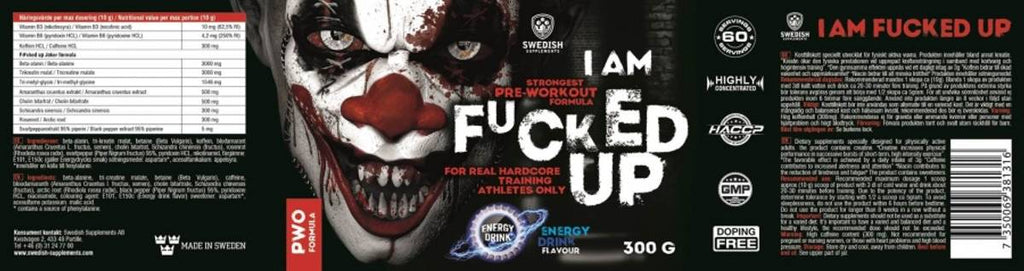 Swedish Supplements F - cked Up - Joker Edition - 300g NY SMAK! - Flexfit