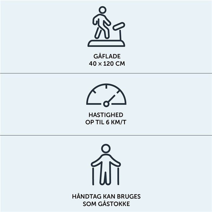 Tredemølle / Gåbånd - Sammenleggbar - Mosjonisten - Flexfit